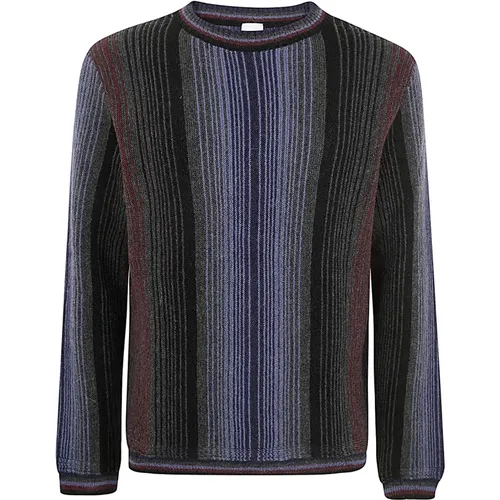 Navy Crew Neck Sweater Men , Herren, Größe: L - PS By Paul Smith - Modalova