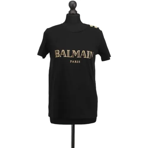 Pre-owned Cotton tops , female, Sizes: S - Balmain Pre-owned - Modalova