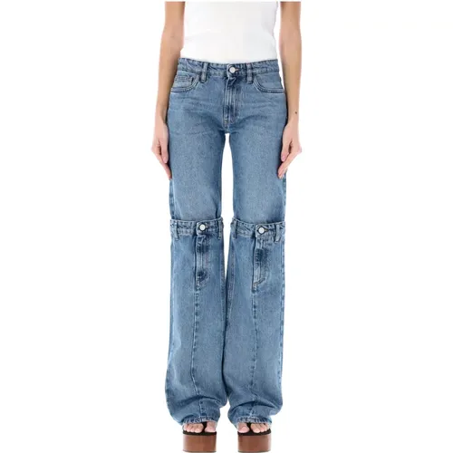 Distressed Knee Jeans , female, Sizes: M, XS, S - Coperni - Modalova