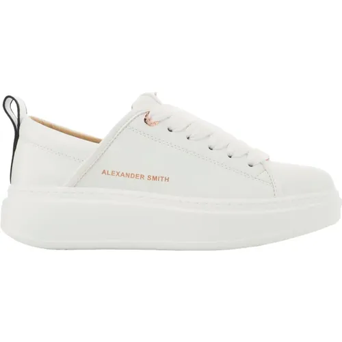 Weiße EcoWembley Sneakers , Damen, Größe: 36 EU - Alexander Smith - Modalova