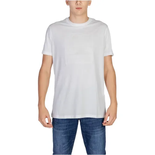 Baumwoll Herren T-Shirt und Polo , Herren, Größe: M - Armani Exchange - Modalova