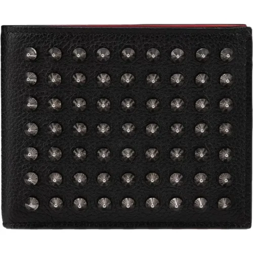 Calfskin Wallet Made in Italy , male, Sizes: ONE SIZE - Christian Louboutin - Modalova