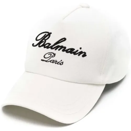 Cotton Cap , male, Sizes: ONE SIZE - Balmain - Modalova