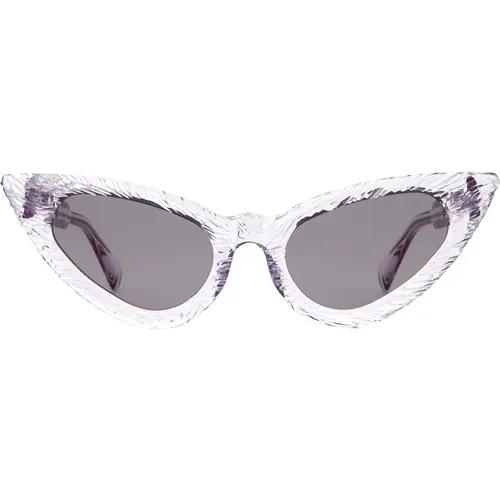 Stylish Cat-Eye Sunglasses , unisex, Sizes: 53 MM - Kuboraum - Modalova