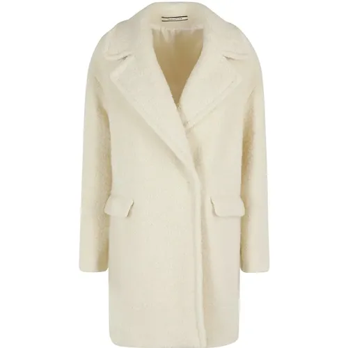 Elegant Wool Coat Astrid , female, Sizes: XS - Tagliatore - Modalova