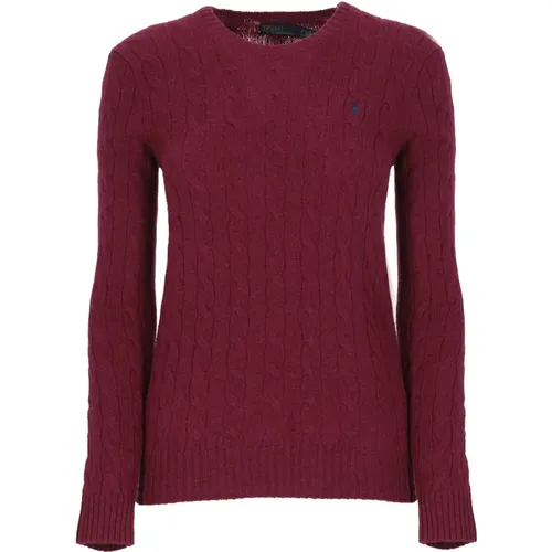 Lila Pullover , Damen, Größe: L - Ralph Lauren - Modalova