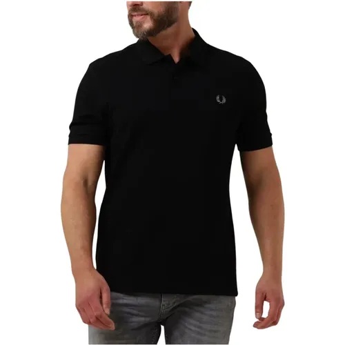 Herren Polo & T-shirt Einfaches Hemd , Herren, Größe: XL - Fred Perry - Modalova