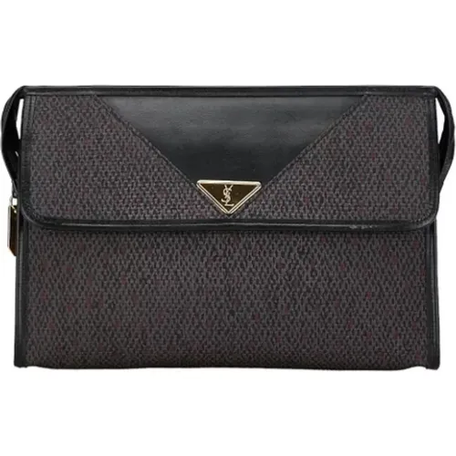 Pre-owned Leder clutches - Yves Saint Laurent Vintage - Modalova