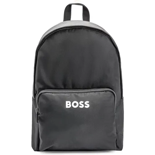 Schwarzer Rucksack mit ikonischem Logo - Hugo Boss - Modalova