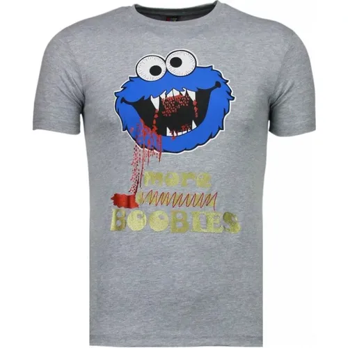 Lustige T-Shirts online - Herren T-Shirt - 51005G , Herren, Größe: XS - Local Fanatic - Modalova