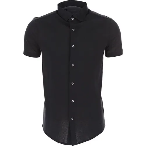 Schwarzes Noos Herren T-Shirt Polo - Stilvoll und Bequem , Herren, Größe: 3XL - Emporio Armani - Modalova