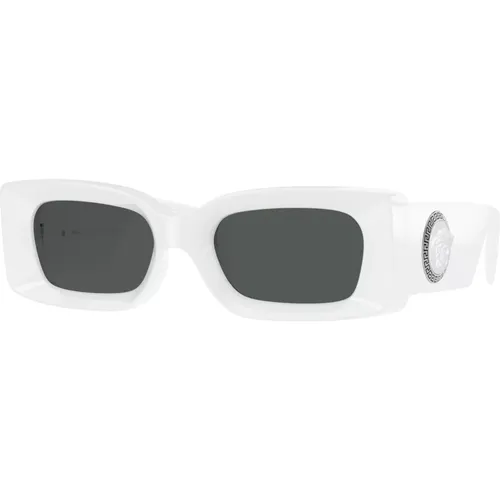 Stilvolle Sonnenbrille in Schwarzton , unisex, Größe: 52 MM - Versace - Modalova