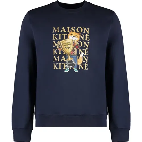 Sweatshirts Hoodies , Herren, Größe: L - Maison Kitsuné - Modalova