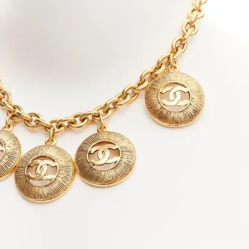 Pre-owned Metal necklaces , female, Sizes: ONE SIZE - Chanel Vintage - Modalova