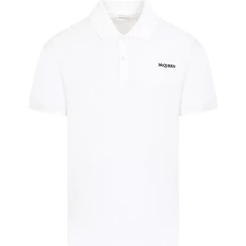 Cotton Polo Shirt , male, Sizes: M, S, L, XL - alexander mcqueen - Modalova