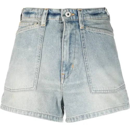 Denim Casual Shorts , female, Sizes: W28, W29, W26, W27, W30 - Kenzo - Modalova