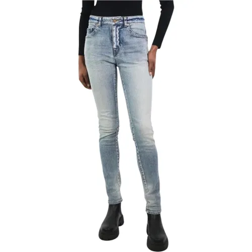 Pre-owned Cotton jeans , female, Sizes: S - Yves Saint Laurent Vintage - Modalova