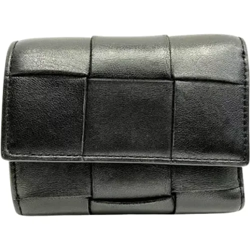 Pre-owned Leather wallets , female, Sizes: ONE SIZE - Bottega Veneta Vintage - Modalova