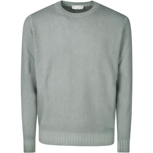 Woll-Kaschmir Crew Neck Pullover , Herren, Größe: 2XL - Filippo De Laurentiis - Modalova