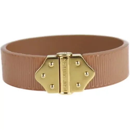 Pre-owned Leather bracelets , female, Sizes: ONE SIZE - Louis Vuitton Vintage - Modalova