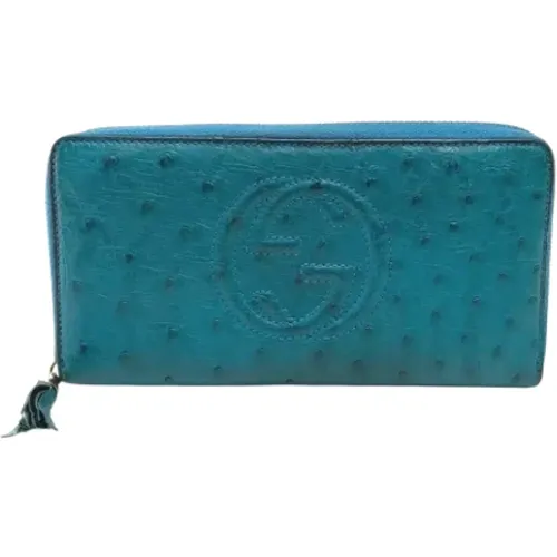 Pre-owned Leather wallets , female, Sizes: ONE SIZE - Gucci Vintage - Modalova