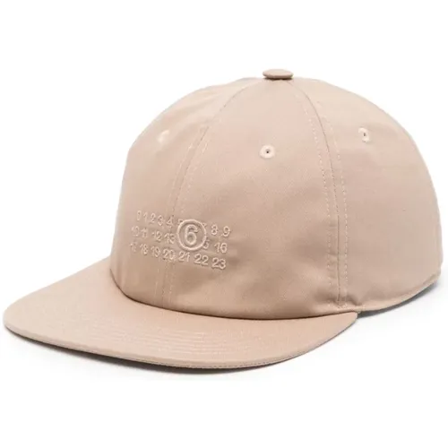 Numerische Signatur Baseball Cap , Herren, Größe: L - MM6 Maison Margiela - Modalova