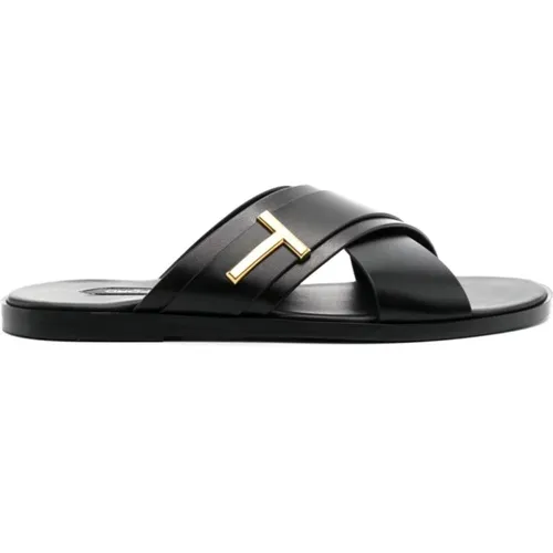 Sandals , male, Sizes: 8 UK, 7 UK, 9 UK, 10 UK, 6 UK - Tom Ford - Modalova