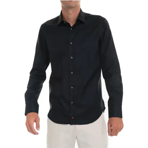 Plain Dress Shirt, Slim Fit , male, Sizes: M, S, XL, 2XL - Càrrel - Modalova