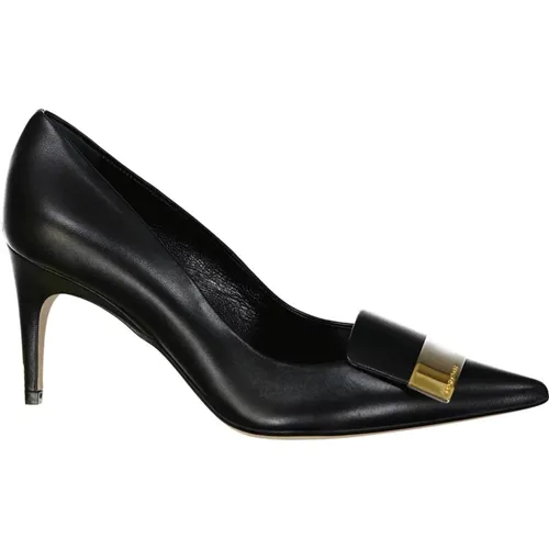 Leather Pumps with 7 cm Heel , female, Sizes: 3 UK - Sergio Rossi - Modalova