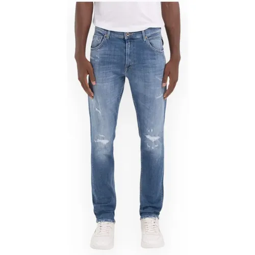 Slim-fit Jeans , male, Sizes: W32 L32, W32 L30, W30 L30, W31 L30 - Replay - Modalova
