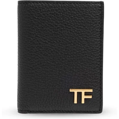 Leather Wallet , male, Sizes: ONE SIZE - Tom Ford - Modalova