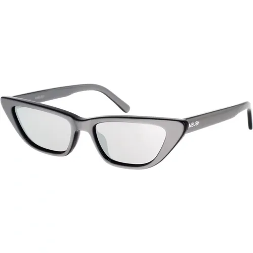 Mutige Silberne Cat-Eye Sonnenbrille - Ambush - Modalova