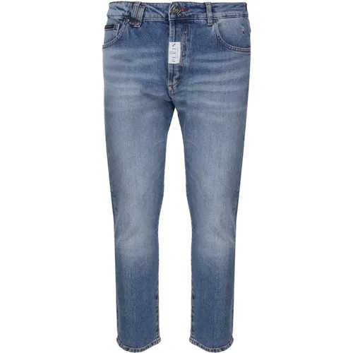 Slim-fit Jeans , Herren, Größe: W34 - Philipp Plein - Modalova