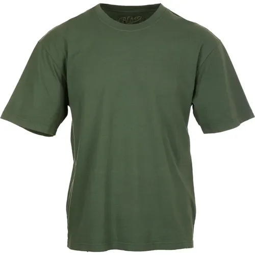 Grüne T-Shirts und Polos , Herren, Größe: M - Bl'ker - Modalova