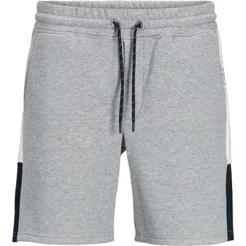 Bequeme Logo Blocking Sweat Shorts - jack & jones - Modalova