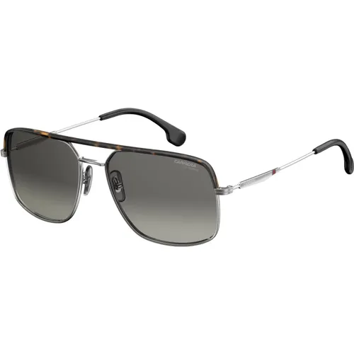 S Sunglasses in Ruthenium Black/Grey Shaded , unisex, Sizes: 60 MM - Carrera - Modalova