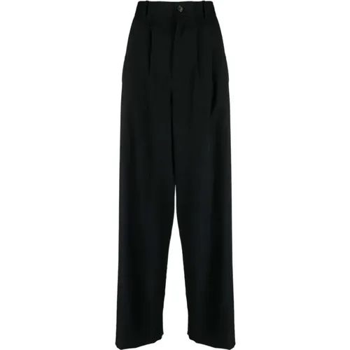 Wool Wide Leg Pants , female, Sizes: L - The Row - Modalova