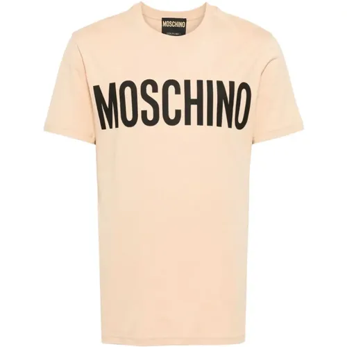 T-shirts and Polos , male, Sizes: S, L - Moschino - Modalova
