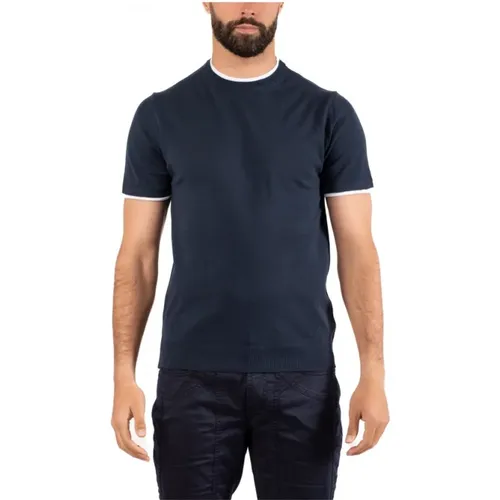 Herren Casual T-Shirt , Herren, Größe: XL - Daniele Fiesoli - Modalova