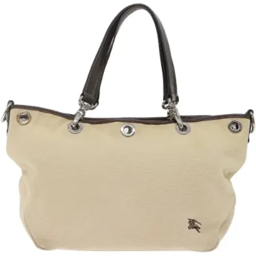 Pre-owned Canvas shoulder-bags , female, Sizes: ONE SIZE - Burberry Vintage - Modalova