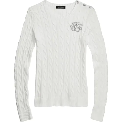 Weiße Pullover von Lauren , Damen, Größe: M - Ralph Lauren - Modalova
