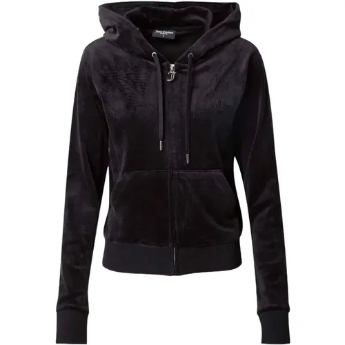 Schwarzer Hoodie Anzug Set , Damen, Größe: XS - Juicy Couture - Modalova