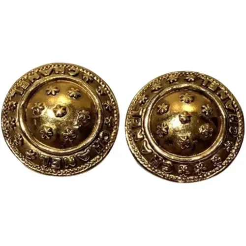 Pre-owned Metal earrings , female, Sizes: ONE SIZE - Chanel Vintage - Modalova