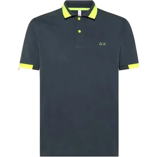 Sun 68 Polo Shirt , male, Sizes: L, XL, M, 2XL - Sun68 - Modalova