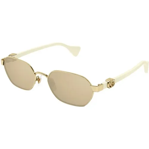 Gold Rosa Sonnenbrille Gg1593S 002 - Gucci - Modalova