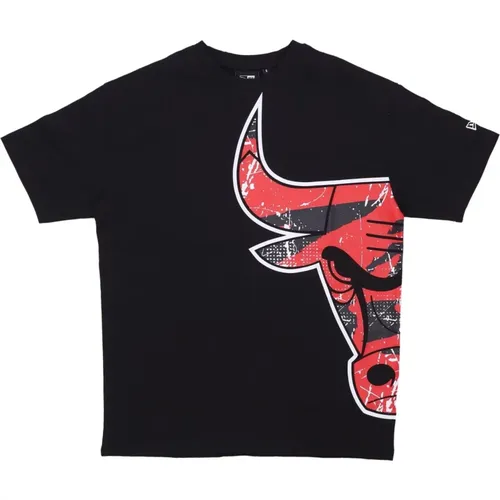 Chicago Bulls Logo Oversize Tee , Herren, Größe: L - new era - Modalova