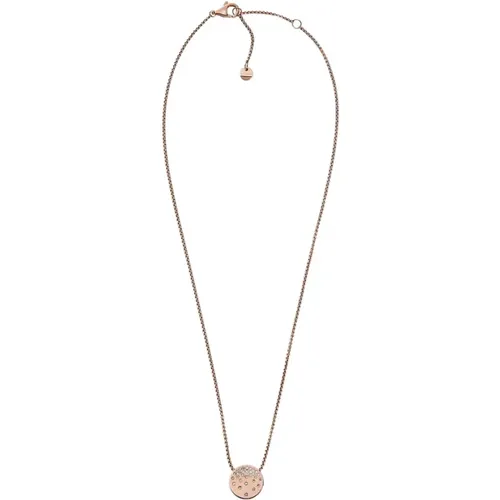 Rosegold Pendant Necklace Elin , female, Sizes: ONE SIZE - skagen - Modalova