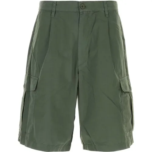 Casual Shorts,Grüne Cargo Bermuda Shorts - Emporio Armani - Modalova