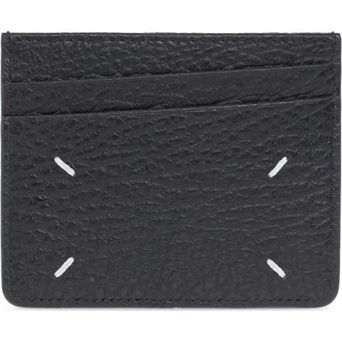 Leather card case , male, Sizes: ONE SIZE - Maison Margiela - Modalova