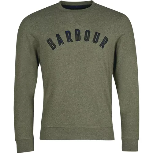 Klassischer Crew Neck Sweatshirt , Herren, Größe: L - Barbour - Modalova